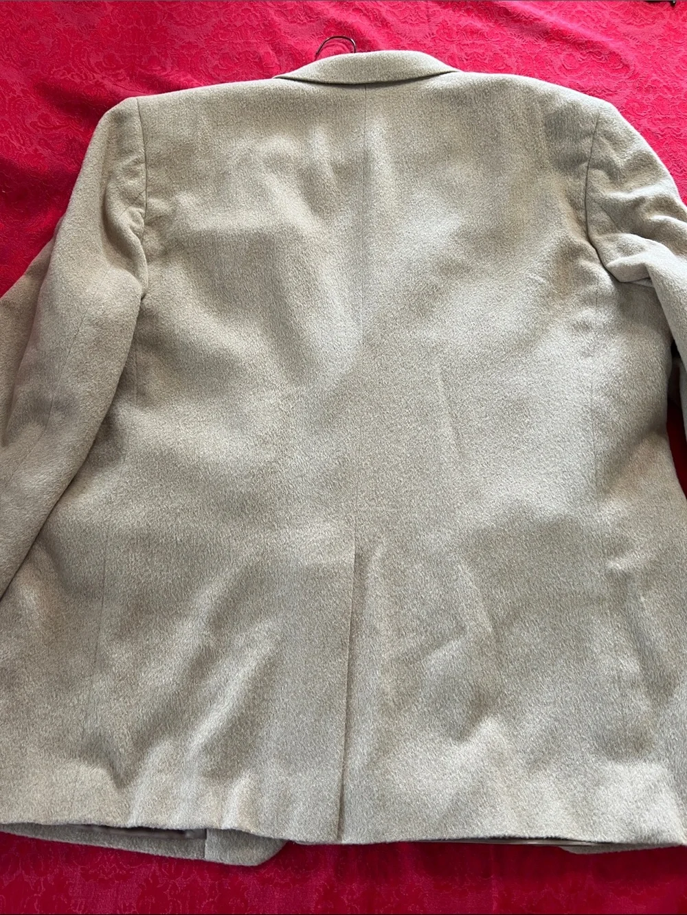 Jos. A. Bank Men’s 48 Portly Tan 100% Camel Hair Sport Coat Blazer